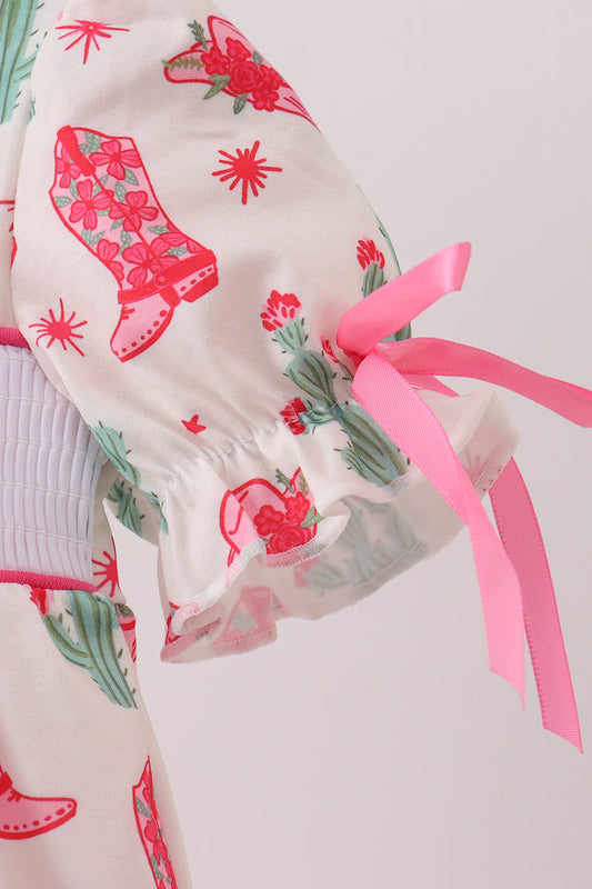 Desert Darling Smocked Bubble
