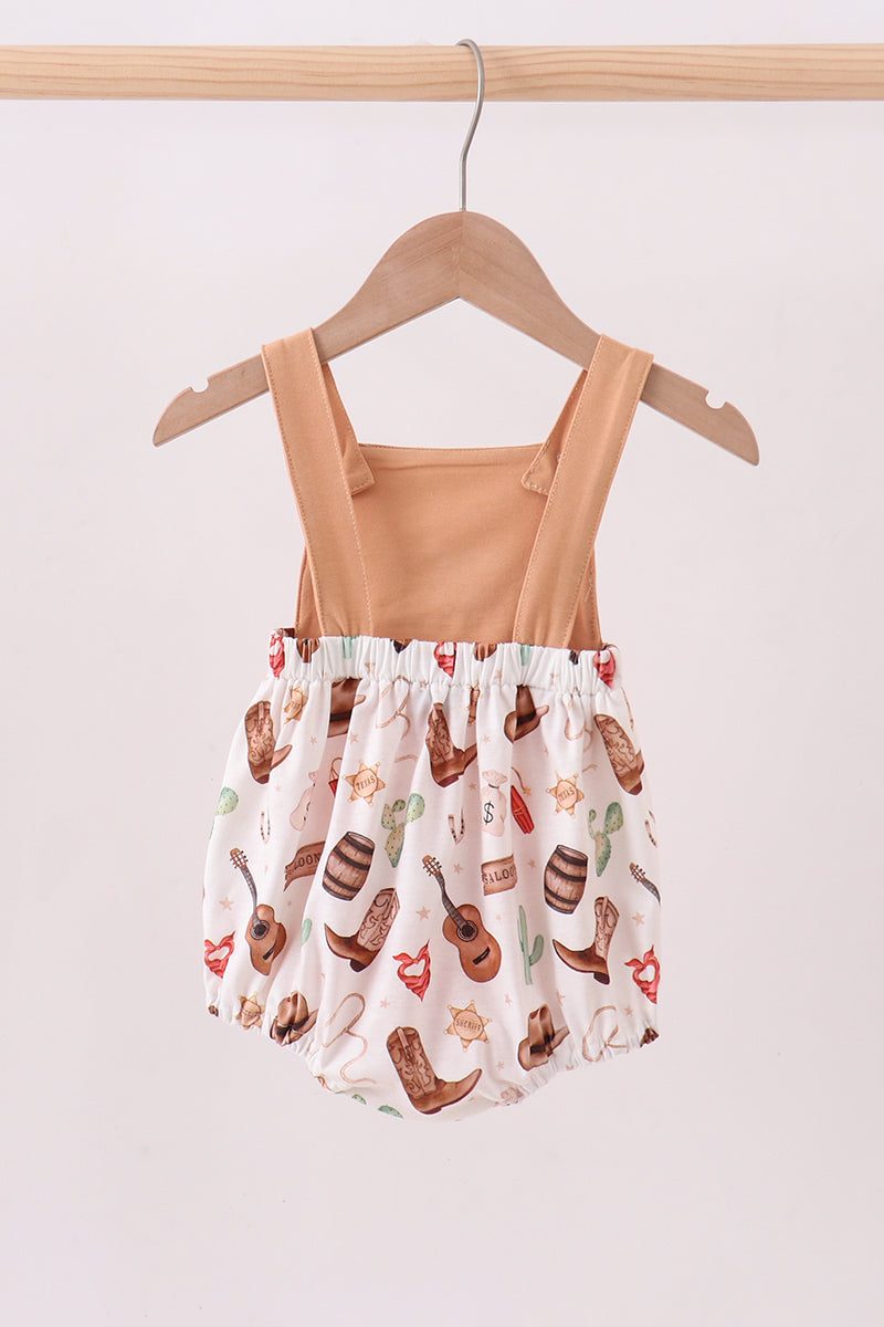 Little Wrangler Smocked Bubble