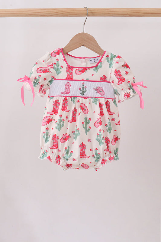Desert Darling Smocked Bubble