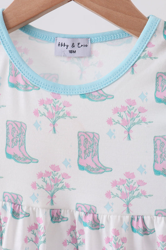 Sweet Southern Boots Bloomer Set