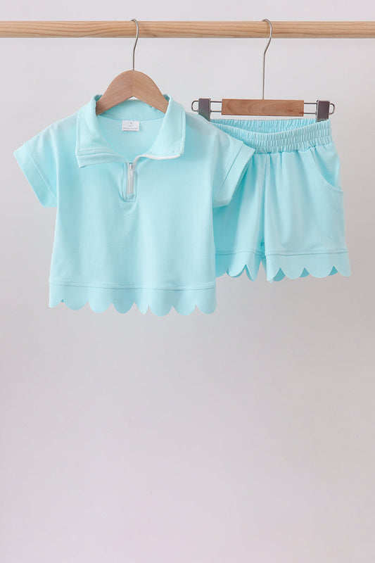 The Blue Scalloped Play set